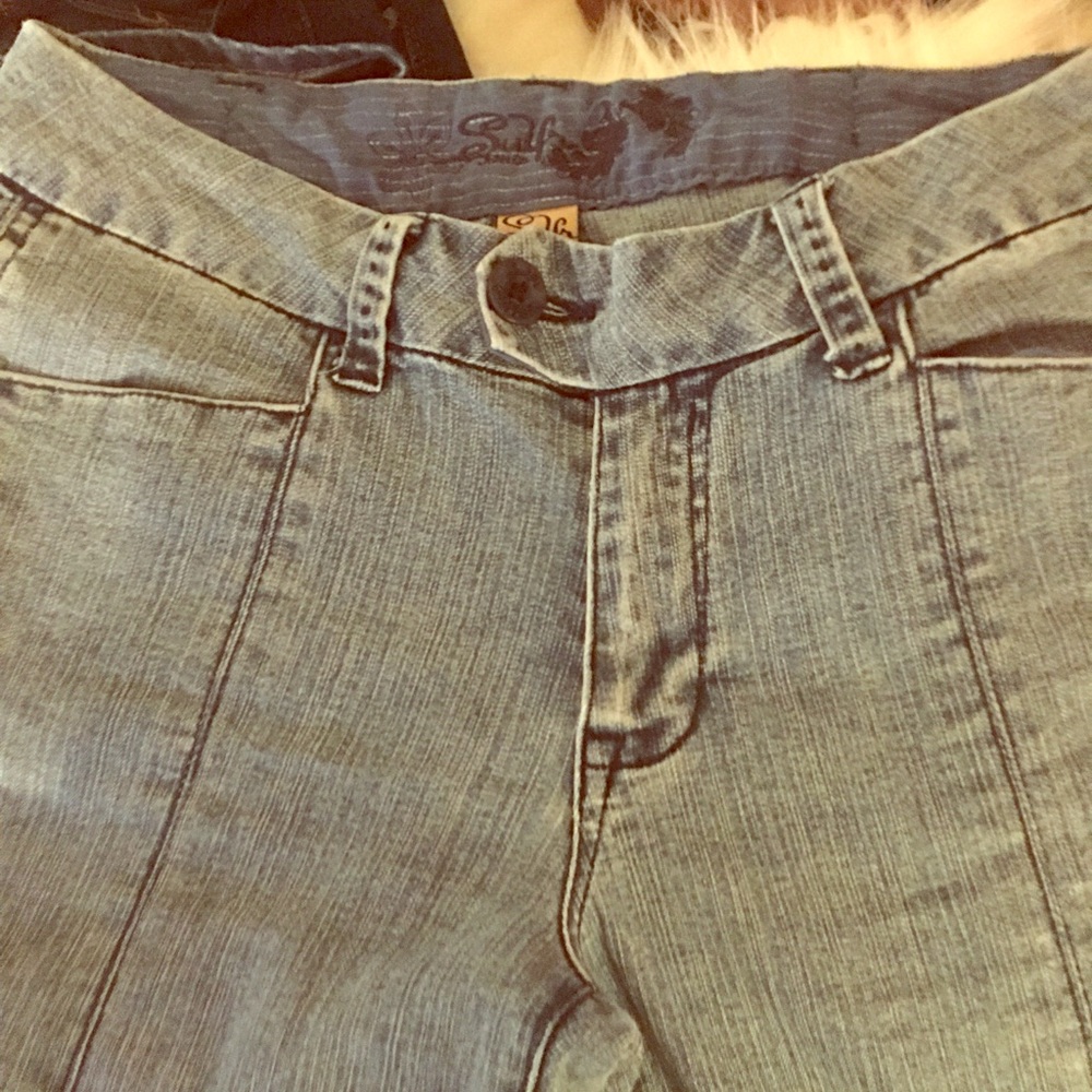 Surf wide leg jeans